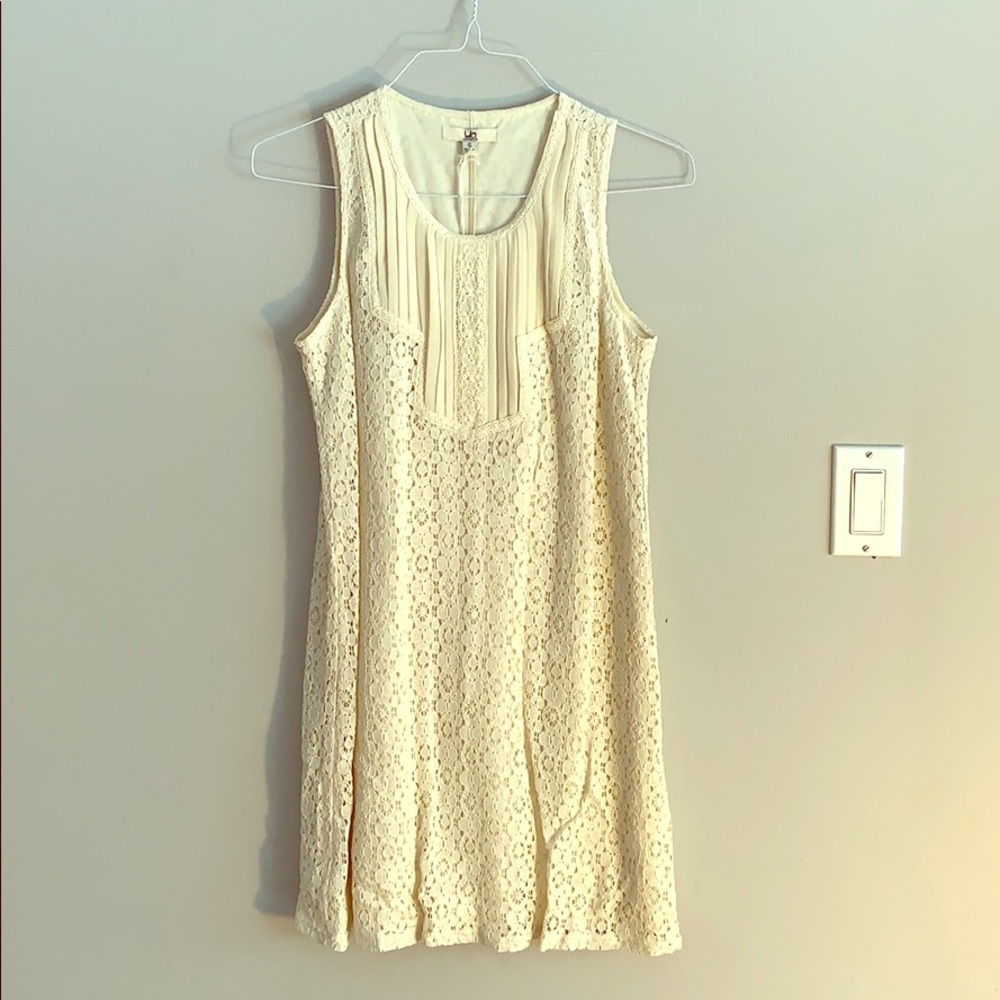 Cream lace dress